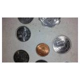 1920s Wall Sconce, Foreign Coins, Metal SAD Irons, And More.