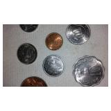 1920s Wall Sconce, Foreign Coins, Metal SAD Irons, And More.