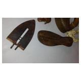 1920s Wall Sconce, Foreign Coins, Metal SAD Irons, And More.