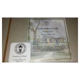 Thomas Kinkade Flower Cottages Of Carmel Prints (4) And Lighted Lighthouse.