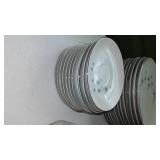 Creative Fine China 1014 Platinum Starburst Dinnerware.