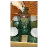 Vintage Blue Canning Jars And More.