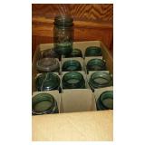 Vintage Blue Canning Jars And More.