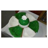 Lazy Susan Server, Apple Corer And Spice Cabinet.