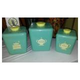 Mid Century Percolator, Ice Bucket, Canister Set And More.