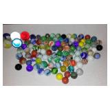 Vintage Glass Marbles And Shooters