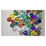 Vintage Glass Marbles And Shooters