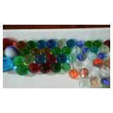Vintage Glass Marbles And Shooters