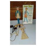 Marx Jane West Movable Action Figure Doll.