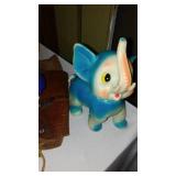 Assortment Of Vintage Collectibles Pull-A-Longs, Tin, Rubber Toys And More.