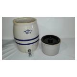 Robinson Ransbottom 2 Gal. Stoneware Water Cooler And Covered Crock