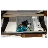 Vintage Reel To Reel, Polaroid Polacolor Camera, Case, Accessories And More.