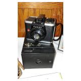 Vintage Reel To Reel, Polaroid Polacolor Camera, Case, Accessories And More.