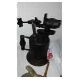 Vintage Grease Can, Torches (2) Nail Puller, Brass Screwdriver And More.