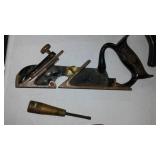 Vintage Grease Can, Torches (2) Nail Puller, Brass Screwdriver And More.