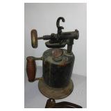 Vintage Grease Can, Torches (2) Nail Puller, Brass Screwdriver And More.