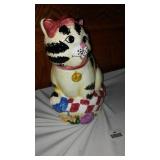 International Art Cat Cookie Jar