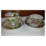 Hand Painted Teacups, Saucers, And Plates. Mostly From Japan.