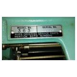 Vintage White Sewing Machine, Cabinet And More.