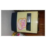 Jewelry Box, Vtg. Hairdryer, Hot Rollers And More.