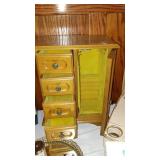 Jewelry Box, Vtg. Hairdryer, Hot Rollers And More.