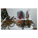 Pulleys, Rope, Jacks And More.