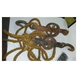 Pulleys, Rope, Jacks And More.