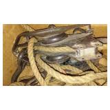 Pulleys, Rope, Jacks And More.