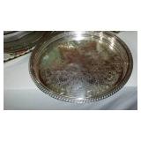 Vintage Plates, Platters, Carafe & Warmer Set.