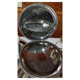 Vintage Plates, Platters, Carafe & Warmer Set.