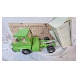 Structo Pressed Steel Dump Truck w/Thunderbolt Tires, mid 20th Century
