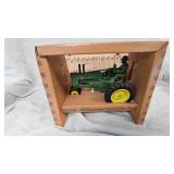 1:16 Scale John Deere Model "A" Tractor with Driver Figure