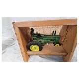 1:16 Scale John Deere Model "A" Tractor with Driver Figure