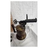 TORRID Brass Blow Torch, Cast Iron Ladle, Tin Ladle, Vintage Steam Iron