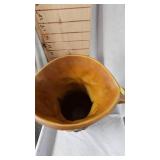 Large Roseville Clematis Pattern Vase 1940