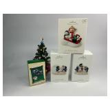 4 Hallmark Keepsake Christmas Ornaments