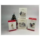 4 Hallmark Keepsake Christmas Ornaments