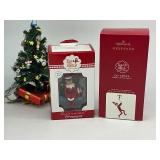 2 Elf on the Shelf Hallmark Keepsake Christmas Ornaments