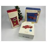 3 Hallmark Keepsake Christmas Ornaments