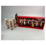 2 Sets of Nutcracker Christmas Ornaments