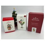 3 Hallmark Keepsake Christmas Ornaments