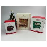 3 Hallmark Keepsake Christmas Ornaments