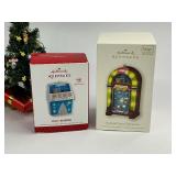 2 Hallmark Keepsake Christmas Ornaments