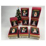 8 Bearingers Hallmark Keepsake Christmas Ornaments 1993