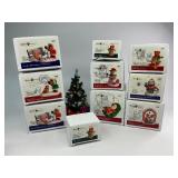 10 2004 & 2005 Ed Seale Designs Hallmark Christmas Tree Ornaments