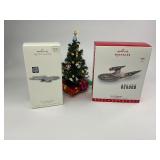 2 Star Trek Hallmark Keepsake Christmas Ornaments