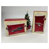 2 Star Trek Hallmark Keepsake Christmas Ornaments