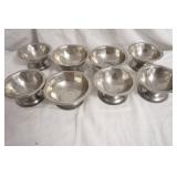 Vintage Steel Ice Cream Cups (8ct)
