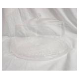 Clear Cake Plate and Cover