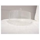 Clear Cake Plate and Cover